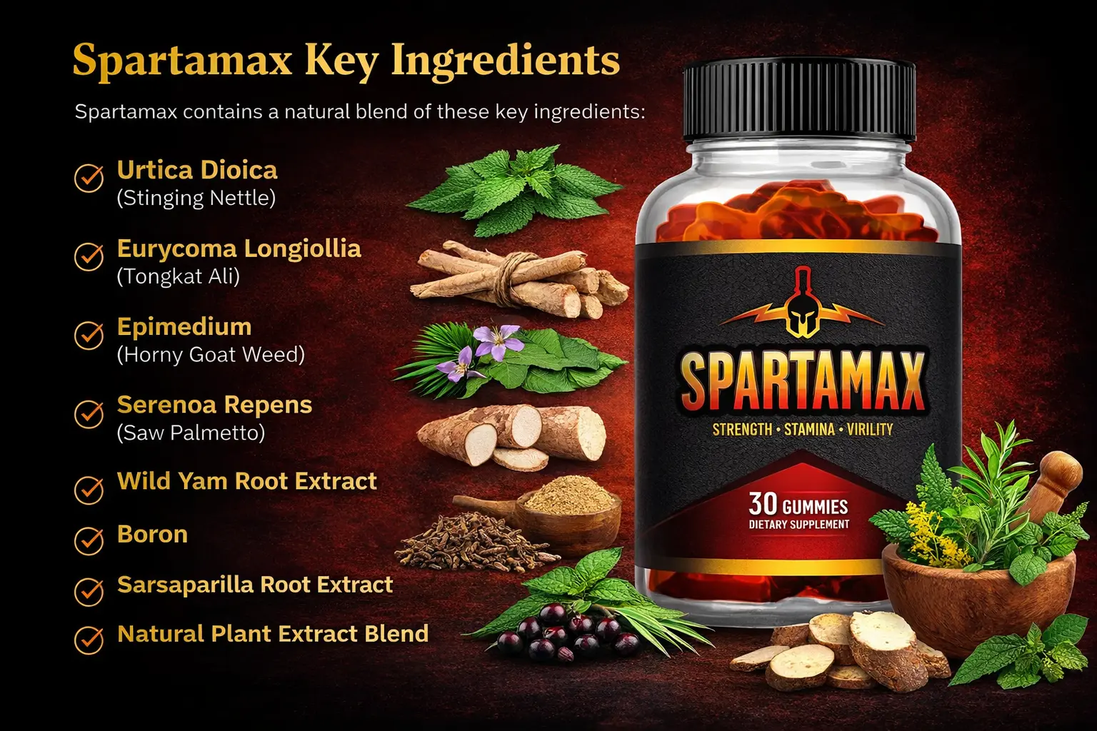 Spartamax Ingredients